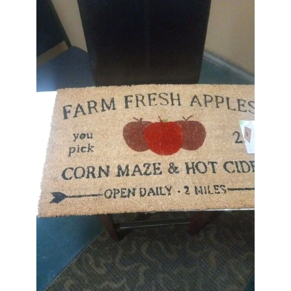 Huntington Home Farm Fresh Apples Coir Mat